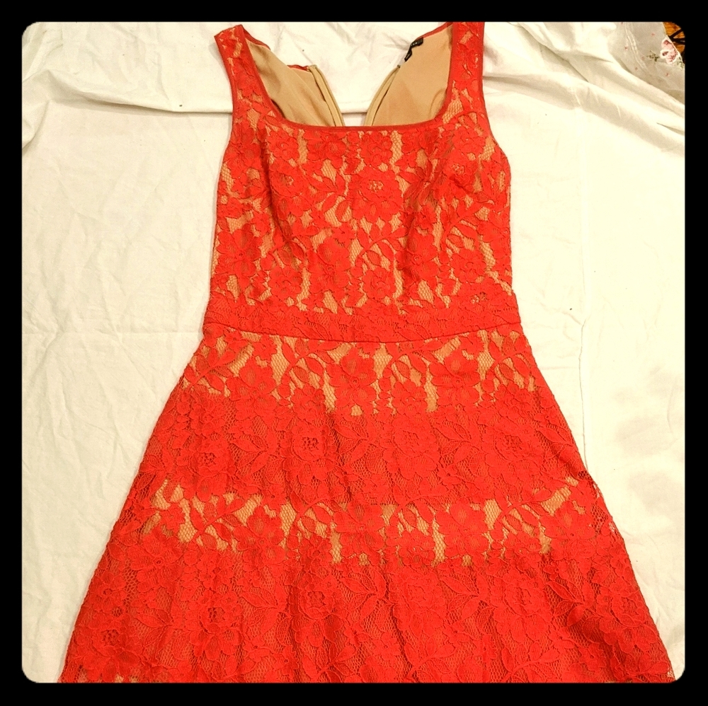 Lace cocktail dress